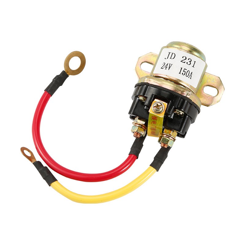 供应减速马达汽车 JD231A大功率12V/24V 起动继电器150A质优
