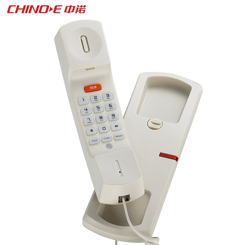 中诺A068壁挂电话机酒店客房浴室挂墙电话壁挂式小型紧急呼叫座机