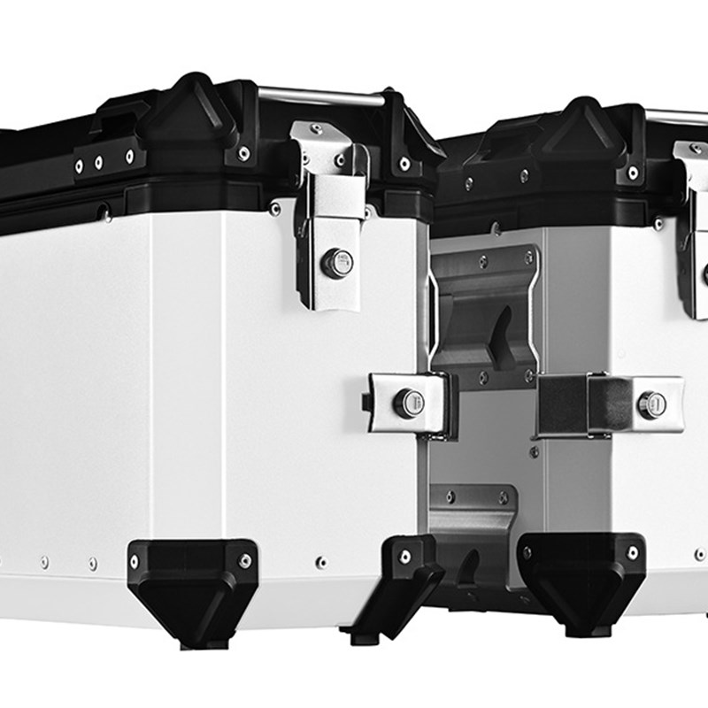 28L35L摩托车大包角铝合金边箱通用型防水防撞旅行多颜色收纳箱
