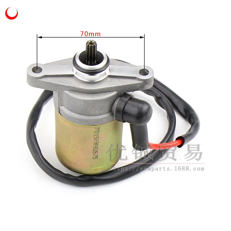 GY6 50马达 80cc马达 电启动马达 摩托车启动电机 踏板车马达全铜