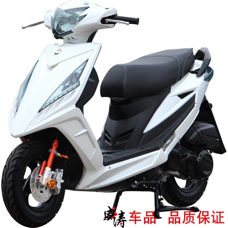 工厂直供战速鬼火摩托车 热销125CC燃油助力踏板车成人两轮车