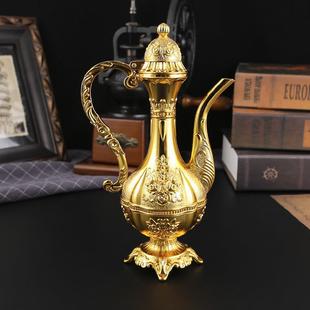 酒具套装 高档欧式 金属材质酒店家用金色酒壶酒杯宴会用品厂家直供