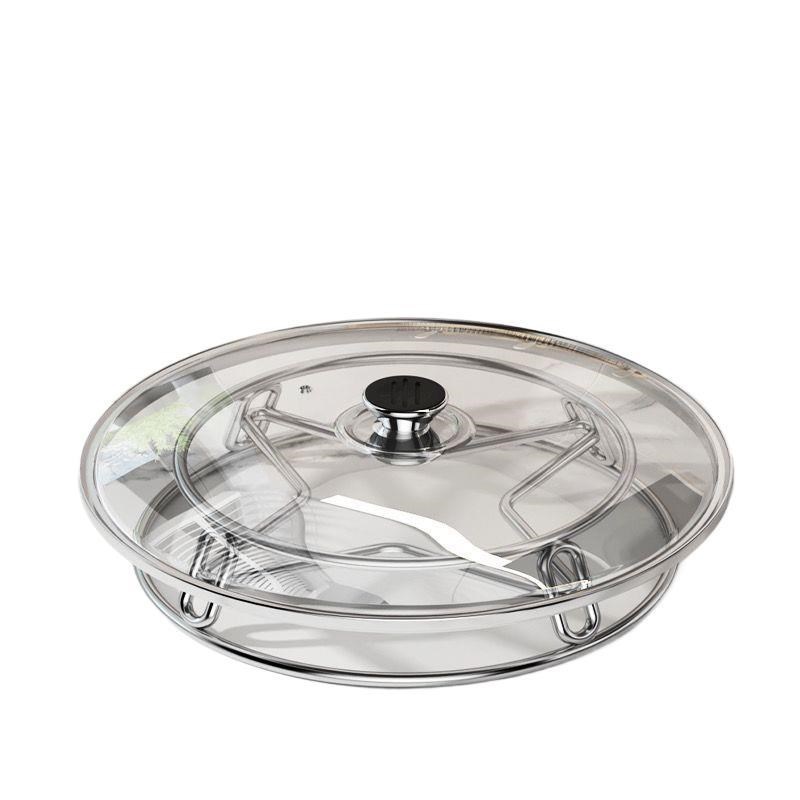 不锈钢锅架特厚锅架放锅架子蒸架加固防烫厨房隔热置物架收纳角架