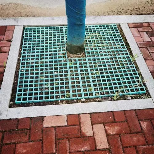 厂家直供塑胶格栅树篦子市政园林绿化护树板树坑树池方格栅盖板