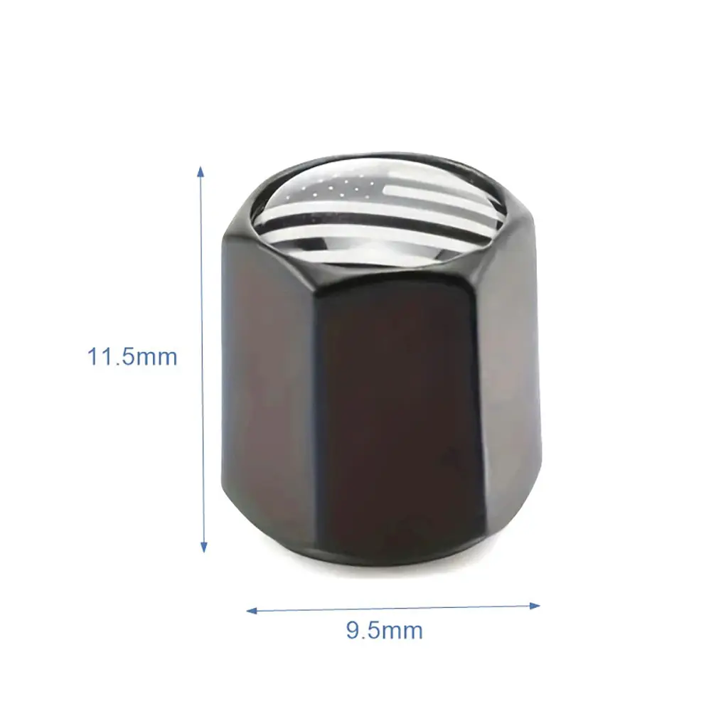 美国气门嘴帽 新款 汽车轮胎铝合金气嘴帽 轿车彩色防尘帽