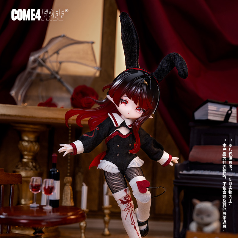 COME4FREE童话系列【莉莉安信使】娃衣OB11娃衣裙子