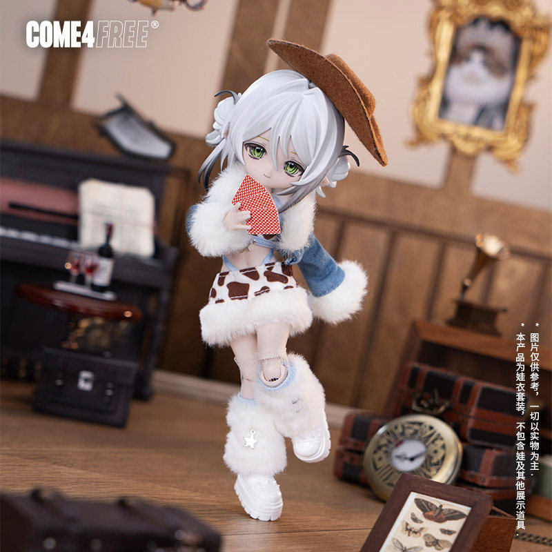 COME4FREE 日常系列【焦糖陷阱】12分BJD娃衣裙子套装现货