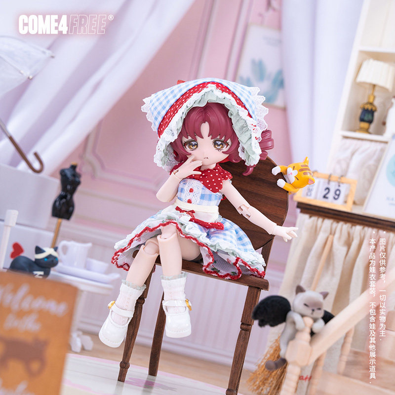 COME4FREE旗舰店日常系列【珍巧莓莓】12分BJD娃衣裙子套装,模玩/动漫/周边/娃圈三坑/桌游,BJD娃衣,淘宝优惠券,粉丝福利购,淘宝优惠卷