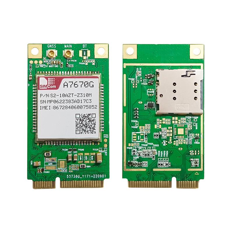 SIMcom 全球版本4G模块 A7670G-LABE MINIPCIE