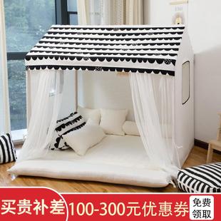 儿童帐篷室内男孩可睡觉游戏屋过家家小房北欧风格宝宝童话屋玩具