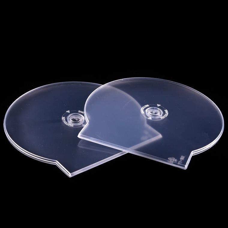 盒子 光盘盒 贝壳盒 加厚 半圆盒软塑料盒dvd盒 pc盒 PP盒光碟盒