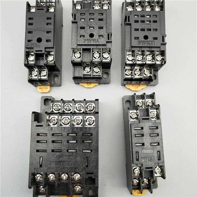 8脚14脚MY2NJ HH52P LY2NJ HH62P MY4NJ小型中间电磁继电器底座
