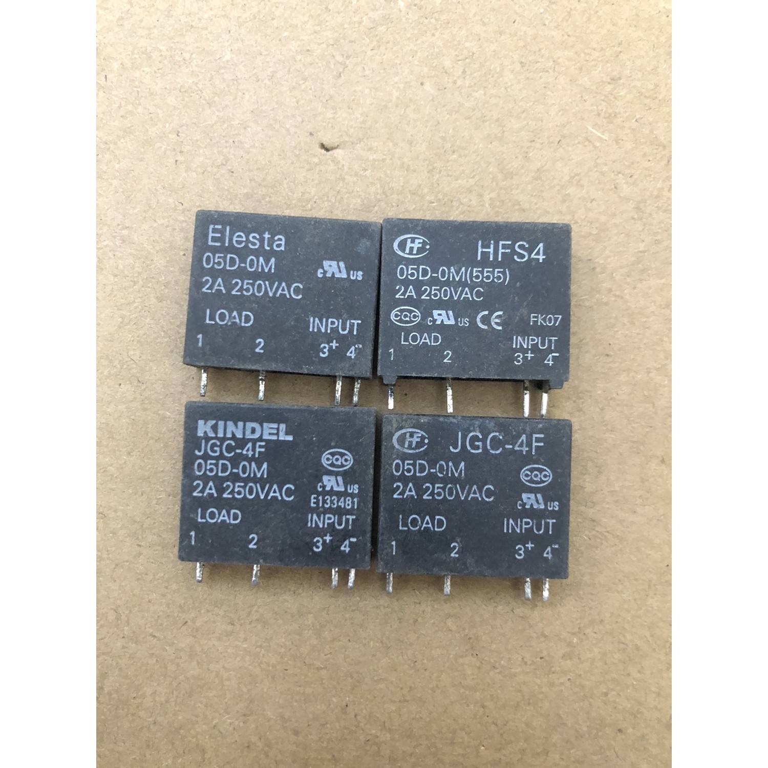 现货 JGC-4F 05D-0M OM正品宏发 2A 250VAC 固态继电器 5V HFS4
