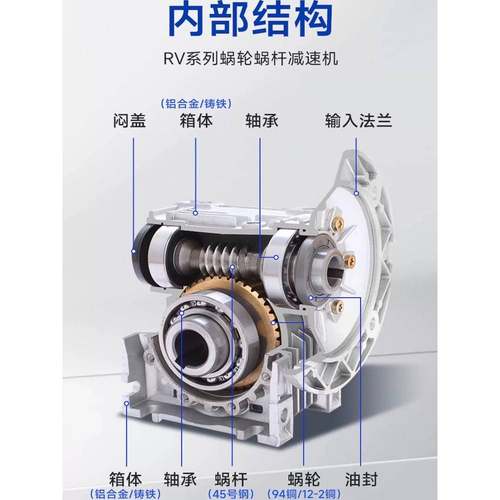 NMRV小型轮蜗杆减速机带电机25/30/40/50/63/75/90/110/130/150