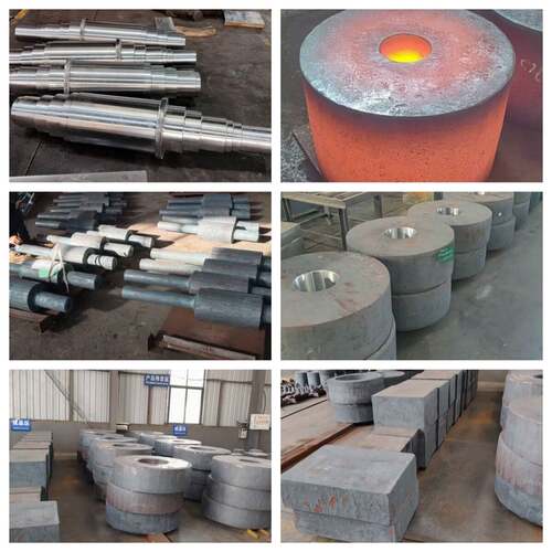40CrNiMo锻打GCr15锻造加工42CrMo圆形40Cr法兰38CrMoAlA锻件45钢