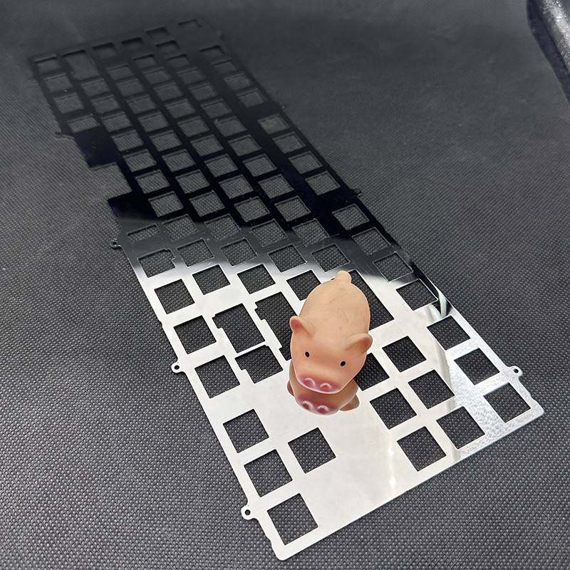 机械键盘定位板镜面不锈钢黄铜钛铝合金客制化diy加工一件起定制