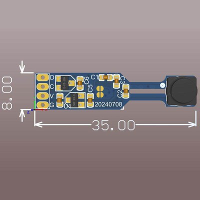 高精SHT40SHT41SHT45温湿度传感modbus温湿度模组RS485温湿度模组