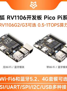 幸狐Luckfox Pico Pi RV1106 Linux开发板0.5-1TOPS算力 带4G模组