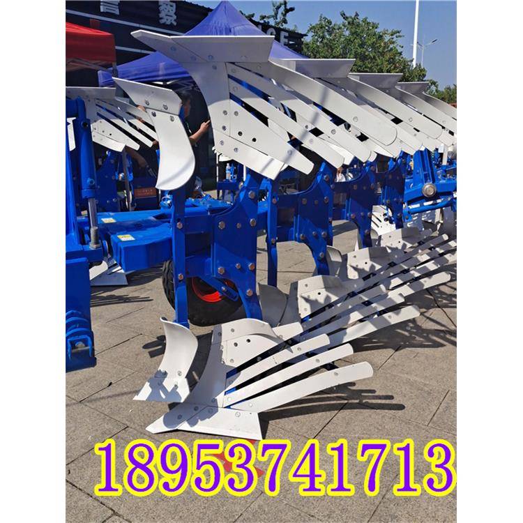 四轮拖拉机悬挂带栅条铧式犁 双向翻转液压翻转犁 深耕翻土多铧犁