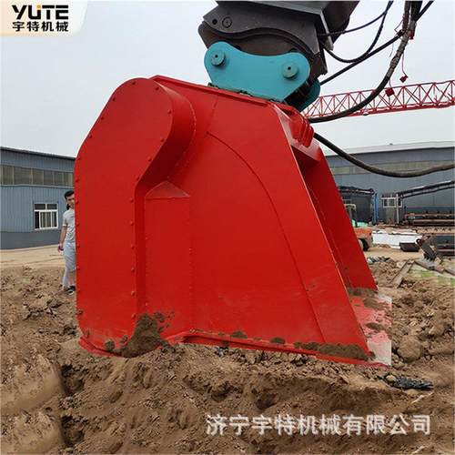 清淤斗河道洗沙旋转水平振动筛多功能沙石分离筛分铲斗