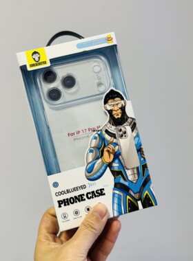 蓝酷猩手机壳适用于ip17pro手机全包透明壳13pro镜头凸起手机壳