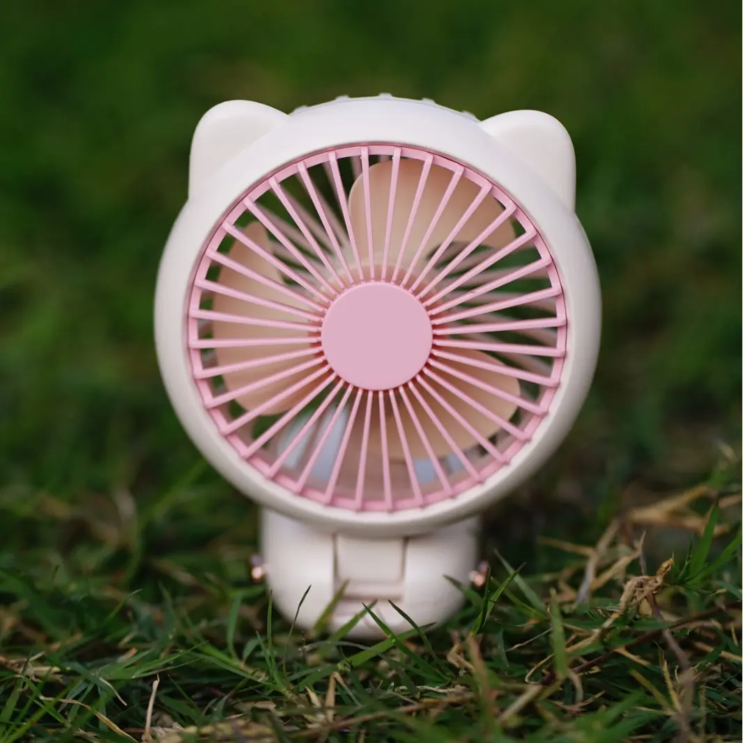 新款锂电usb手持风扇折叠小风扇办公室学生小电风扇礼品