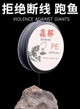 鱼线耐磨路亚pe线编织线八编大力马远投渔线超强拉力渔具绳子