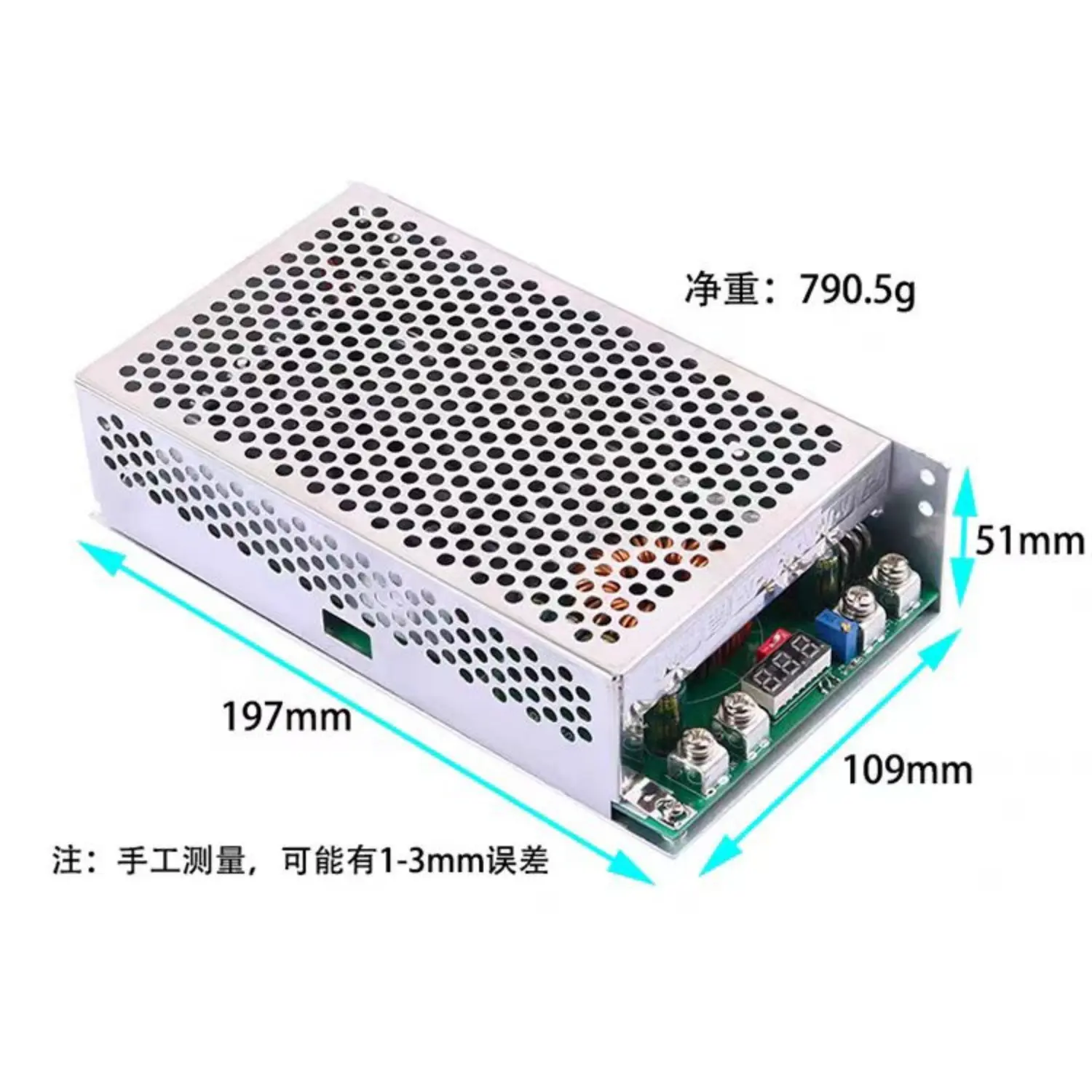 d-d 1500w大功率50a直流可调降压模块72v转60v48v36v24v转换器