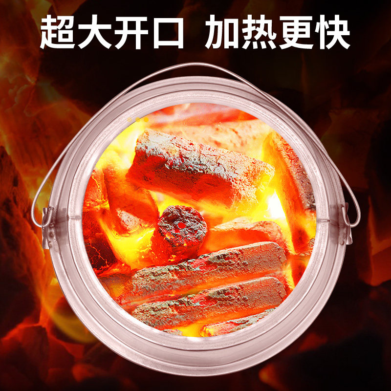 木炭烤鸭a炉加厚炉胆80/90通用炉心烧鸭烧鹅鸡烧烤炉耐高温内胆 - 实物图