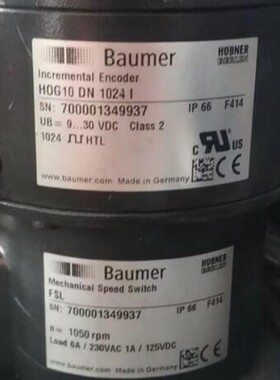 瑞士堡盟BAUMER编码器HOG 10 DN 1024 I LR 17K现货正品销售