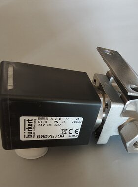 进口Burkert 0255电磁阀 24VDC 12W 德国产不锈钢开关阀