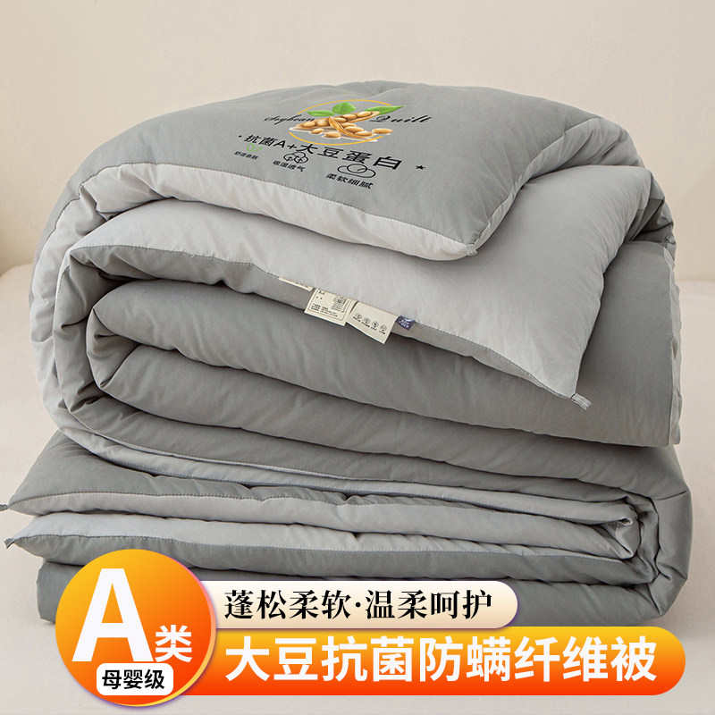 大豆纤维被子冬被加厚保暖棉被