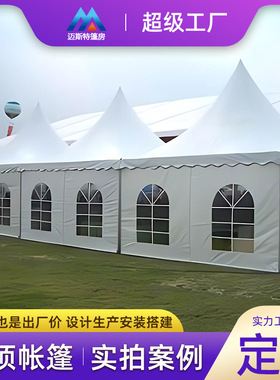 欧式铝合金帐篷尖顶篷房展览时尚户外活动婚礼pagoda tent