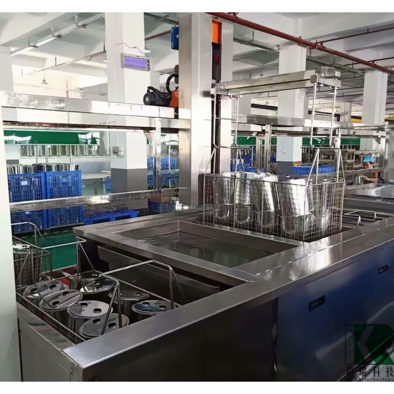 铠瑞供应不锈钢锅餐具厨卫制品清洗用自动超声波清洗机设备
