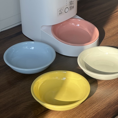 霍曼喂食器陶瓷碗彩色猫碗喂食器替换餐盘替换装颜色自动喂食器