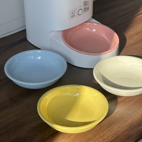 霍曼喂食器陶瓷碗彩色猫碗喂食器替换餐盘替换装颜色自动喂食器