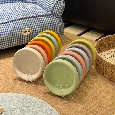 pecolo日版宠物碗猫碗浅口碗