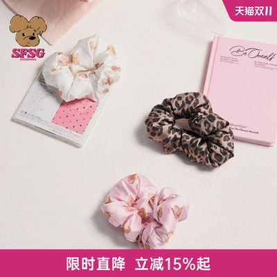 sfsg 设计师品牌26秋季新品灰豹纹发圈挂件