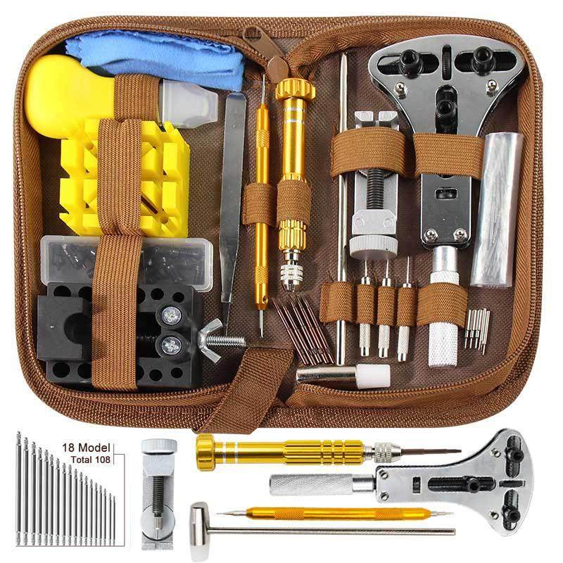 豪华版手表维修工具包149合1拆卸换电池组合工具修表工具套装