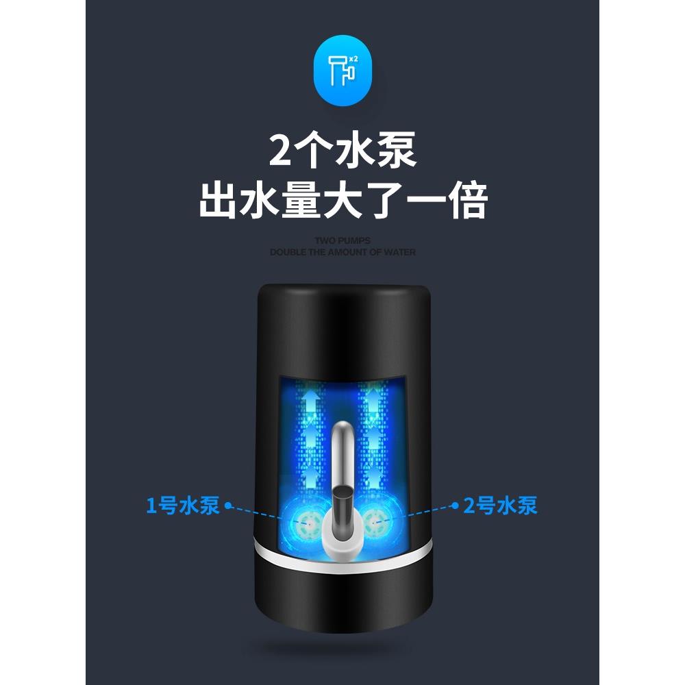 日本进口品质电动桶装水抽水器吸水泵农夫山泉纯净水桶取水饮水
