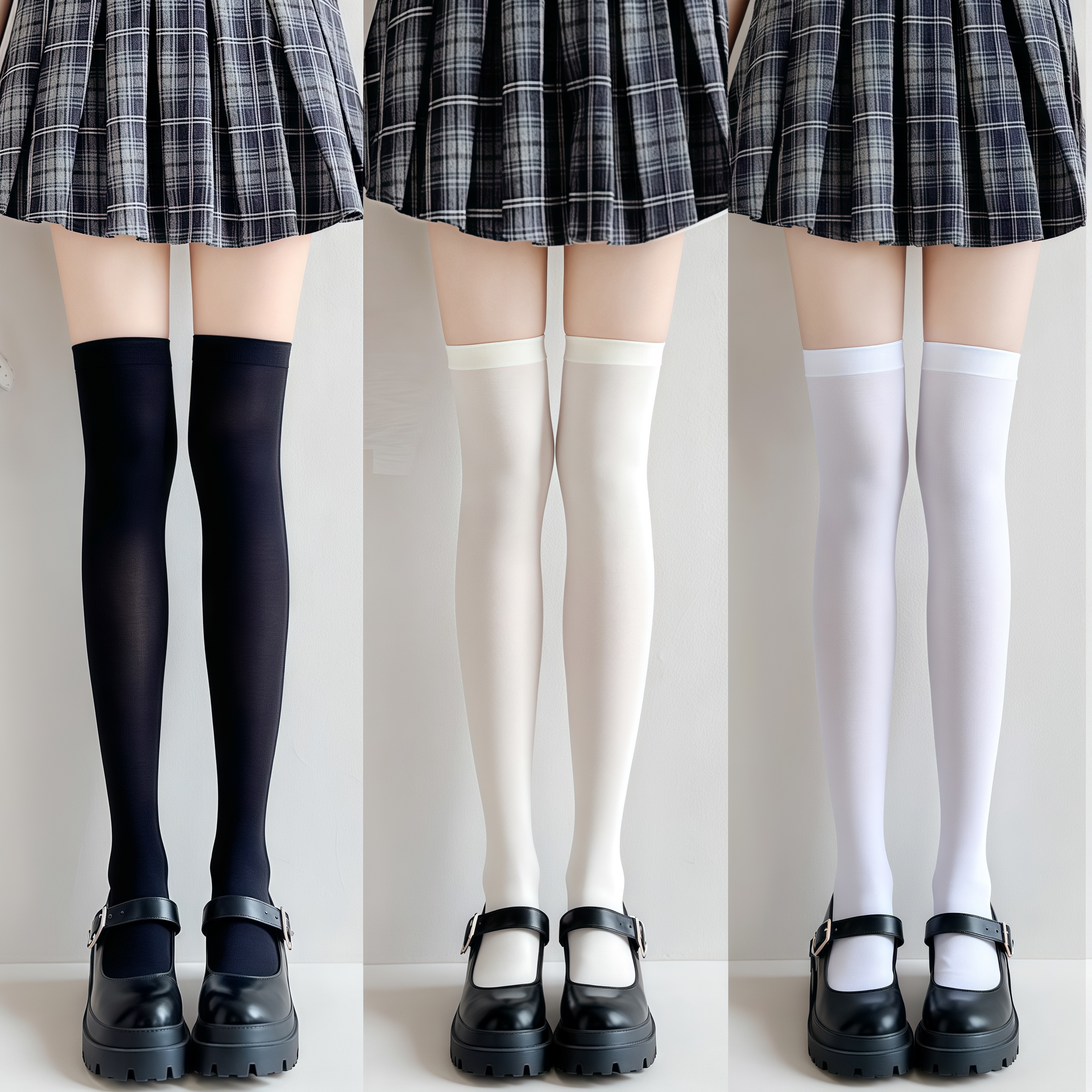 JK过膝袜小腿袜瘦腿袜显瘦长筒袜