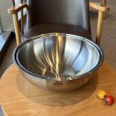 硬货出德国 德纳斯18 10不锈钢盆子搅拌沙拉蒸水蛋喝汤吃面碗盆