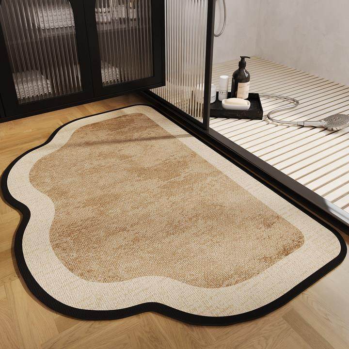 浴室地垫矽藻泥吸水凉垫子厕所防滑地毯2025新款化妆室门口耐脏脚,居家布艺,家用脚垫,淘宝优惠券,粉丝福利购,淘宝优惠卷