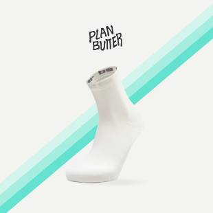 BUTTER 中筒 美利奴羊毛 薄荷冰感 通勤运动百搭跑步 通勤袜 PLAN