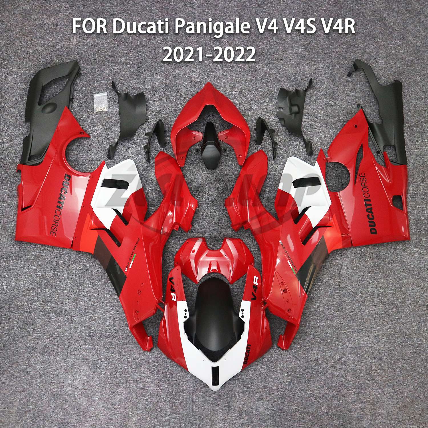 适用杜卡迪跑车Ducati Panigale V4R V4S改装全车外壳整流罩21-22