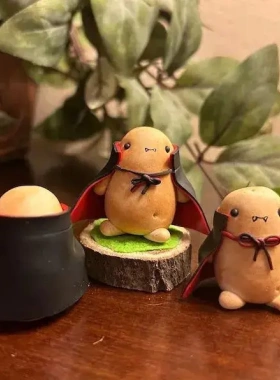 新品树脂miniaturepeotato情感支持礼物桌面摆件