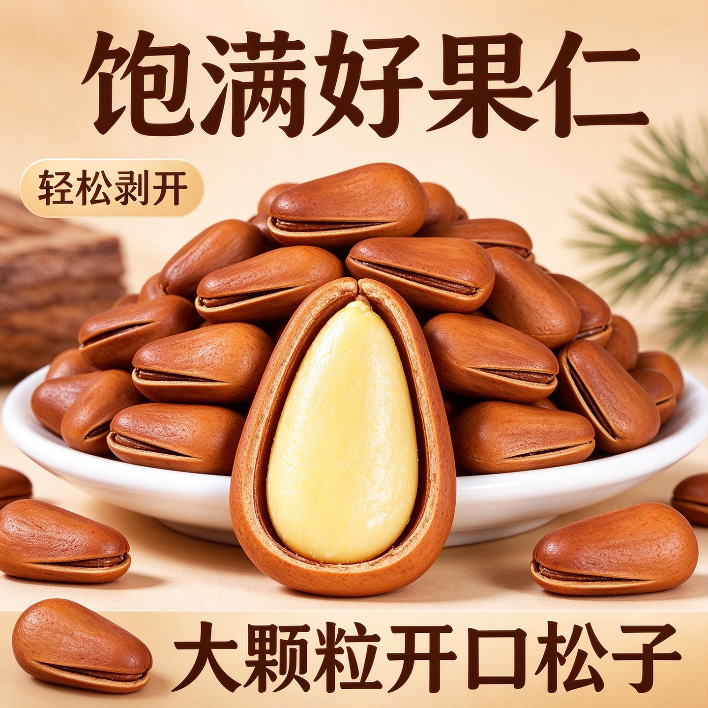 东北红松子2026新货手剥500g