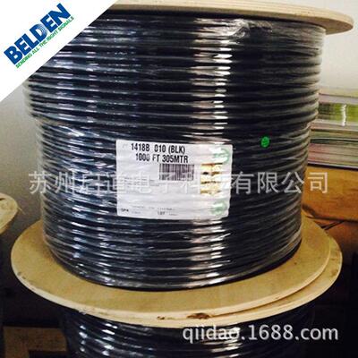 有理证书百通Belden电缆CM等级成束RGB同轴缆1418B