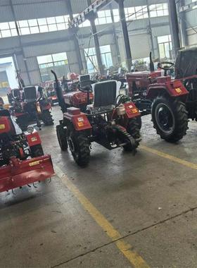 农用田园管理小四轮拖拉机 多缸四驱旋耕机 果园大棚开沟犁地机