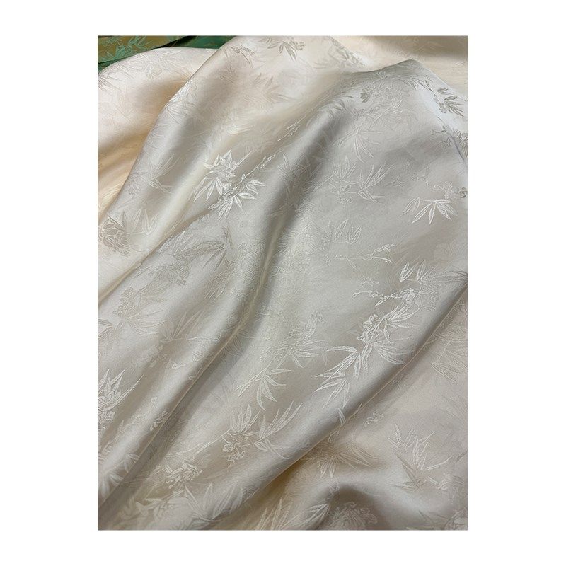 春夏新中式人丝提花竹叶布料双色国风马甲衬衫旗袍连衣裙裤子面料,居家布艺,海绵垫/布料/面料/手工diy,淘宝优惠券,粉丝福利购,淘宝优惠卷